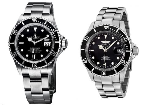 rolex vs invicta|Invicta vs Rolex submariner.